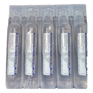 BAC 5 Pack of 10ml vials
